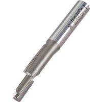Silver Trend Up Down Shear Router Cutter with cylindrical shank and dual cutting edges.