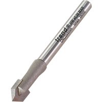 Silver Trend V Groove CNC Cutter with pointed tip and engraved branding on the shaft.
