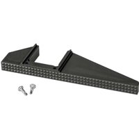 Black Trend Varijig squaring attachment with textured surface and two screws.
