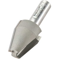 Silver Trend bevel mould router cutter with cylindrical shank and angled cutting edge.