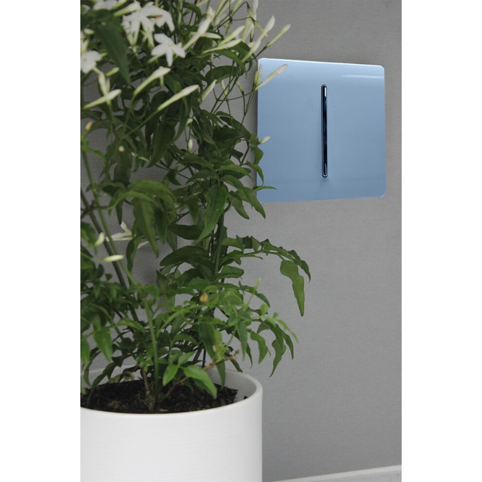 Trendi Switch 1 Gang 10amp Sky Blue Intermediate Rocker Light Switch - image 4