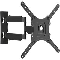 Black TTAP full motion TV wall bracket with VESA 400 x 400 compatibility and adjustable arms.