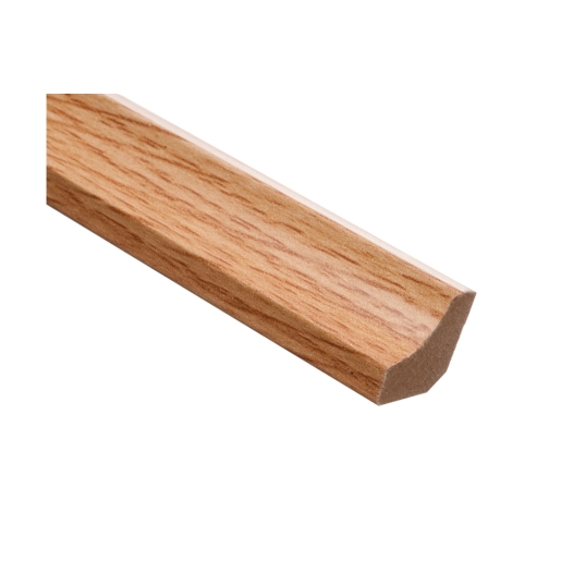 2.4m MDF scotia in a light bamboo finish, featuring a smooth, rounded edge and a natural wood grain texture, ideal for finishing touches in interior design.