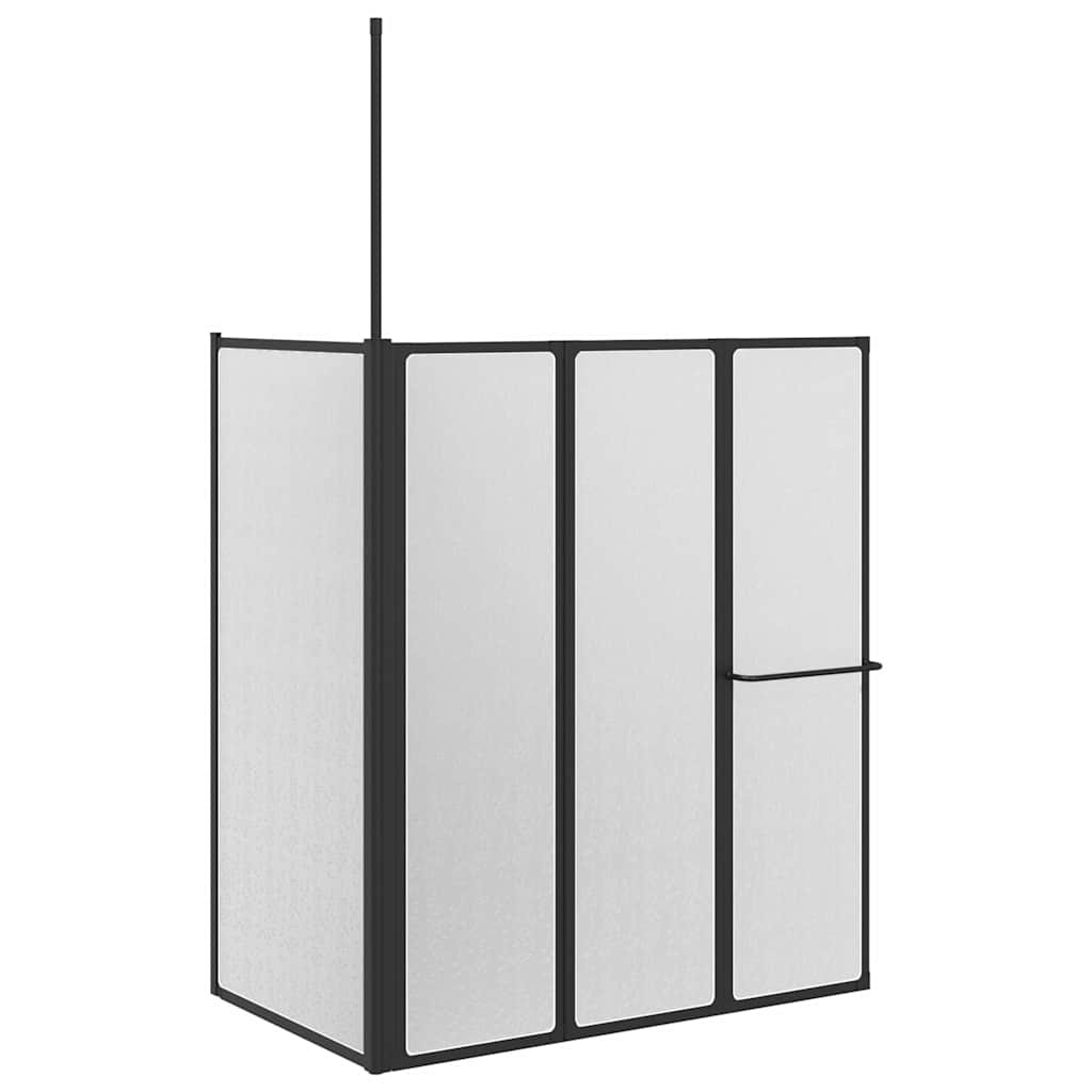 vidaXL White Shower Enclosure 120 x 70 x 137cm - image 2