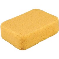 Rectangular yellow Vitrex Extra Large Super Sponge with porous texture and rounded edges.