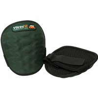 Green Vitrex Mini Gel Knee Pads with textured surface and black adjustable straps.