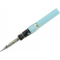 Blue Weller Pyropen Junior soldering iron with black grip and silver tip.