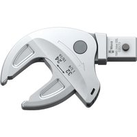 Silver Wera 7880 Joker XXL spanner insert with open-end design for Click Torque X wrenches, marked with size details.