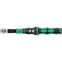 Wera Click Torque Lock A 5 wrench, black and green handle, adjustable dial, right/left torque settings.