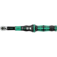 Black and green Wera Click Torque Lock A 6 torque wrench with ergonomic handle and adjustable settings.