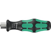 Wera Kraftform 815/1 bit holding screwdriver with black and green ergonomic handle and silver bit holder.