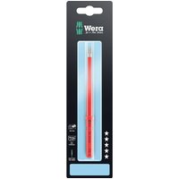 Red Wera Kraftform Kompakt 3062 iS VDE insulated Phillips screwdriver blade in black packaging.