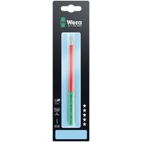 Red and green Wera Kraftform Kompakt 3067 I VDE insulated Torx screwdriver blade in black packaging.