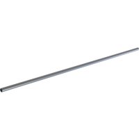 Silver Werner handrail tube, 3m long, cylindrical metal design with smooth finish.
