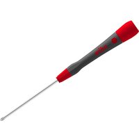 Wiha Picofinish Phillips screwdriver with red and black ergonomic handle and precision tip.
