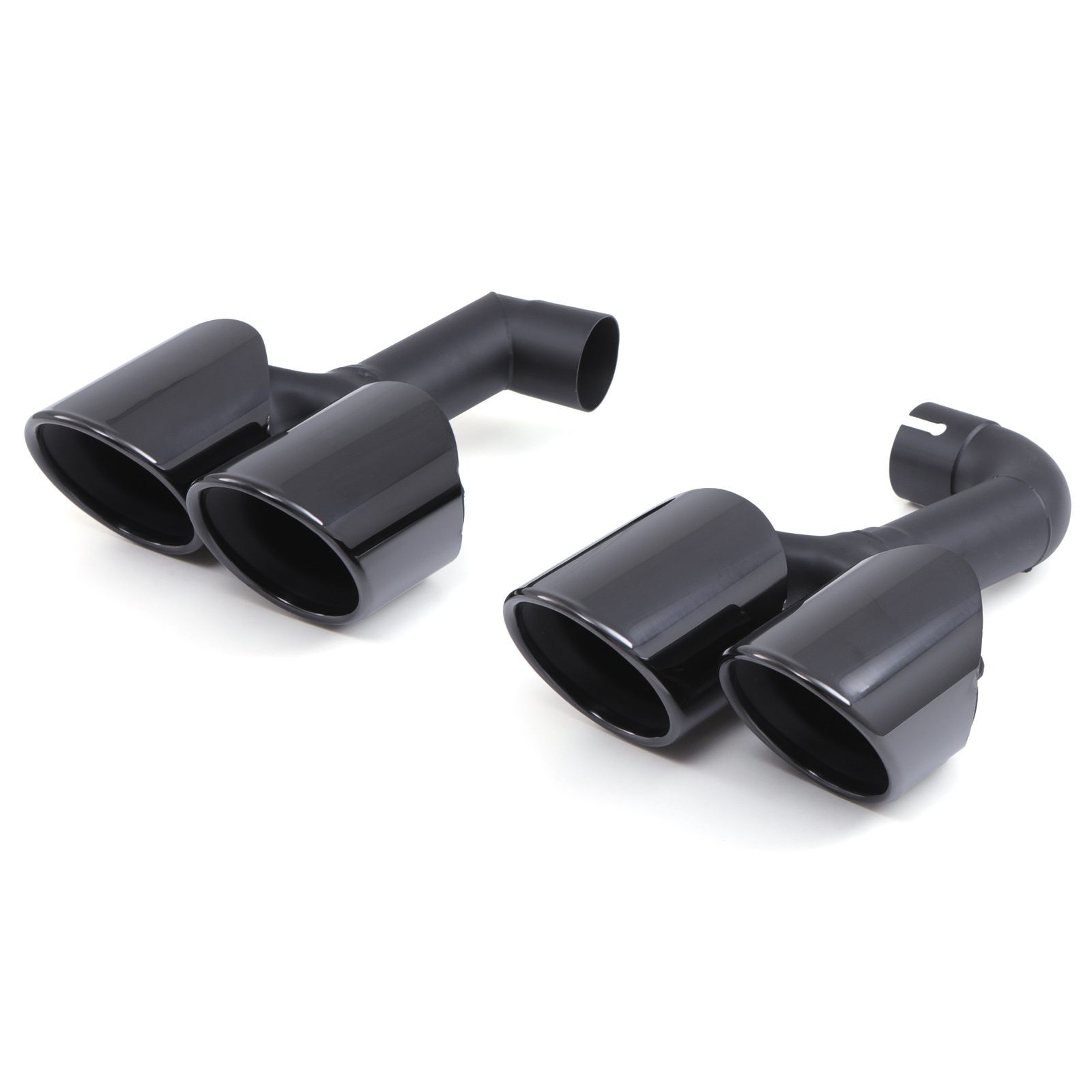 X3M Style Exhaust Tailpipes Gloss Black – BMW X3 G01 2.0L Pre-LCI 18-21 - image 2