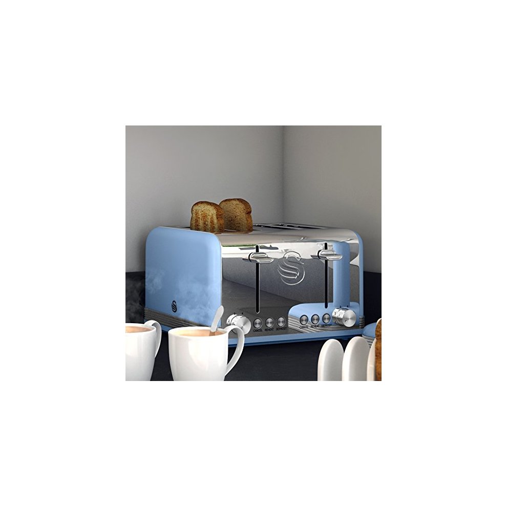 4 Slice Retro Toaster - image 2