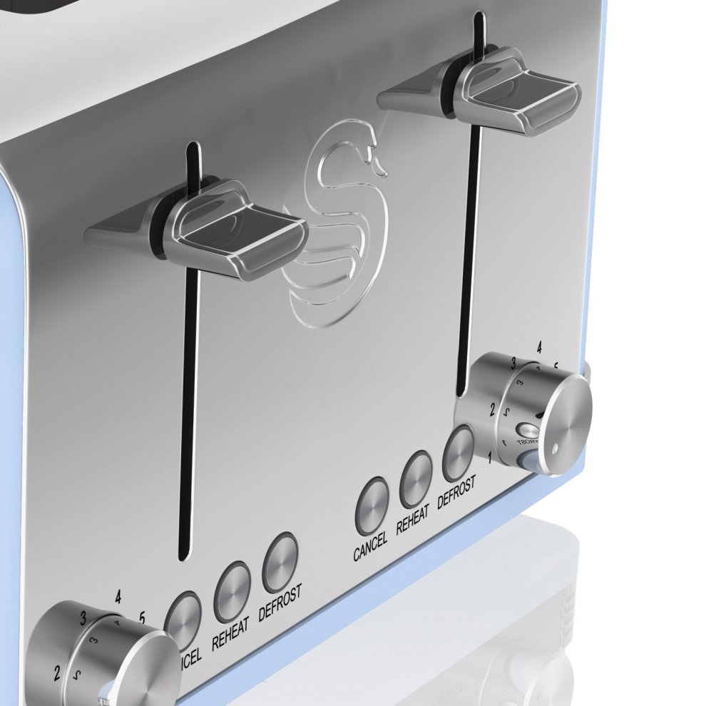 4 Slice Retro Toaster - image 4