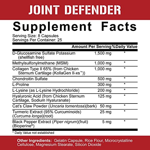 5% Nutrition Joint Defender Legendary Series 200 Capsules - image 5