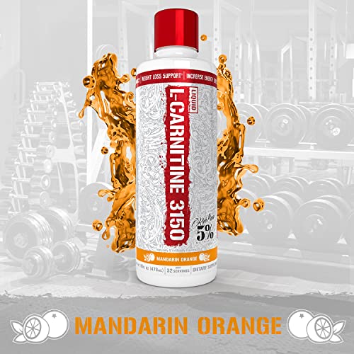 5% Nutrition Liquid L-Carnitine 3150 Legendary Series Mandarin Orange - image 4