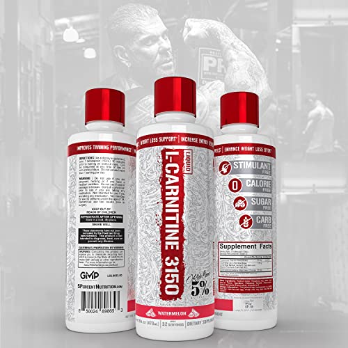 5% Nutrition Liquid L-Carnitine 3150 Legendary Series Watermelon - image 4
