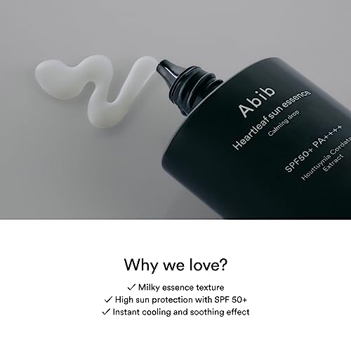 Abib - Heartleaf Sun Essence Calming Drop 50 ml - Very High Protection Face Lotion - image 3