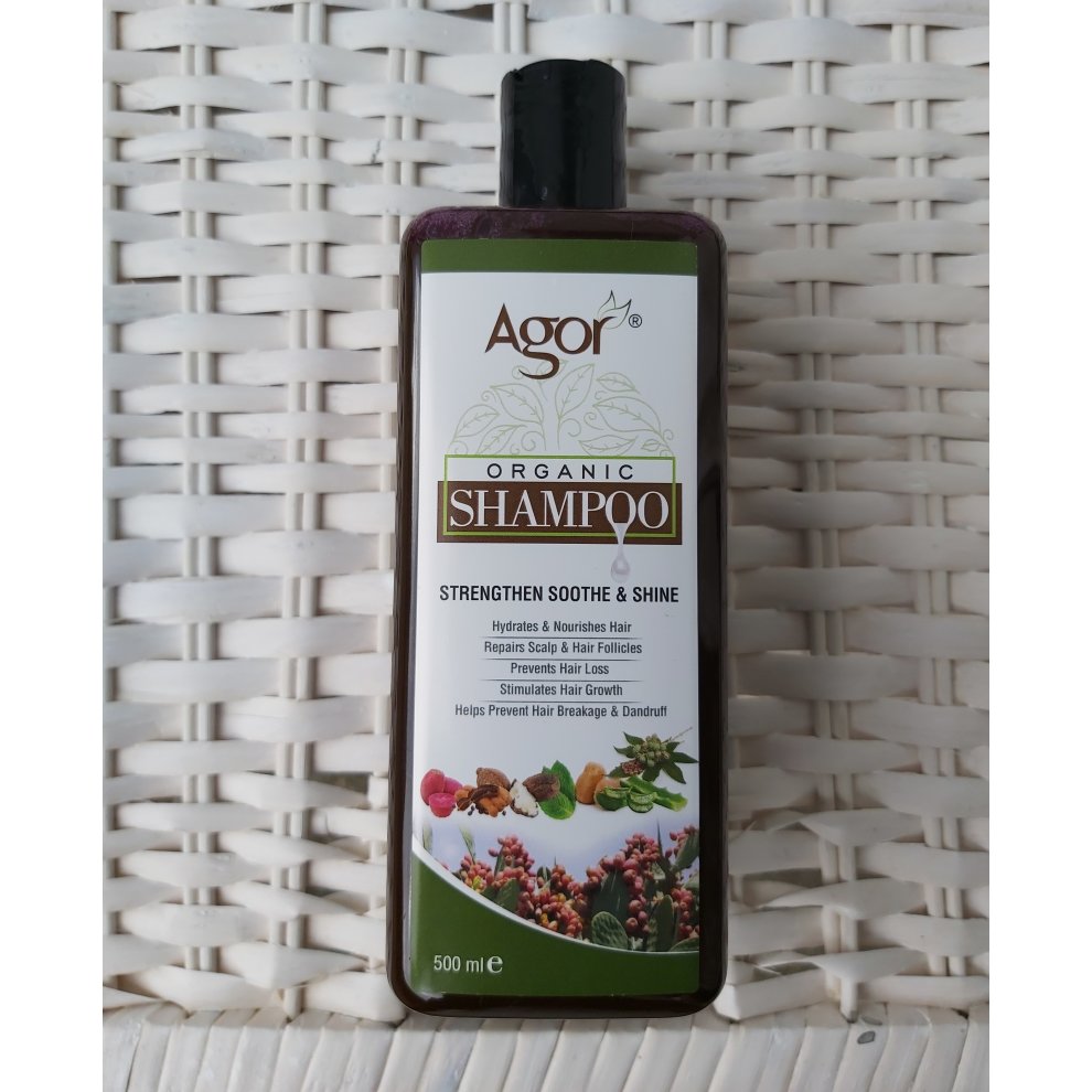 Agor Organic Strengthen Soothe & Shine Shampoo 500ml - image 2