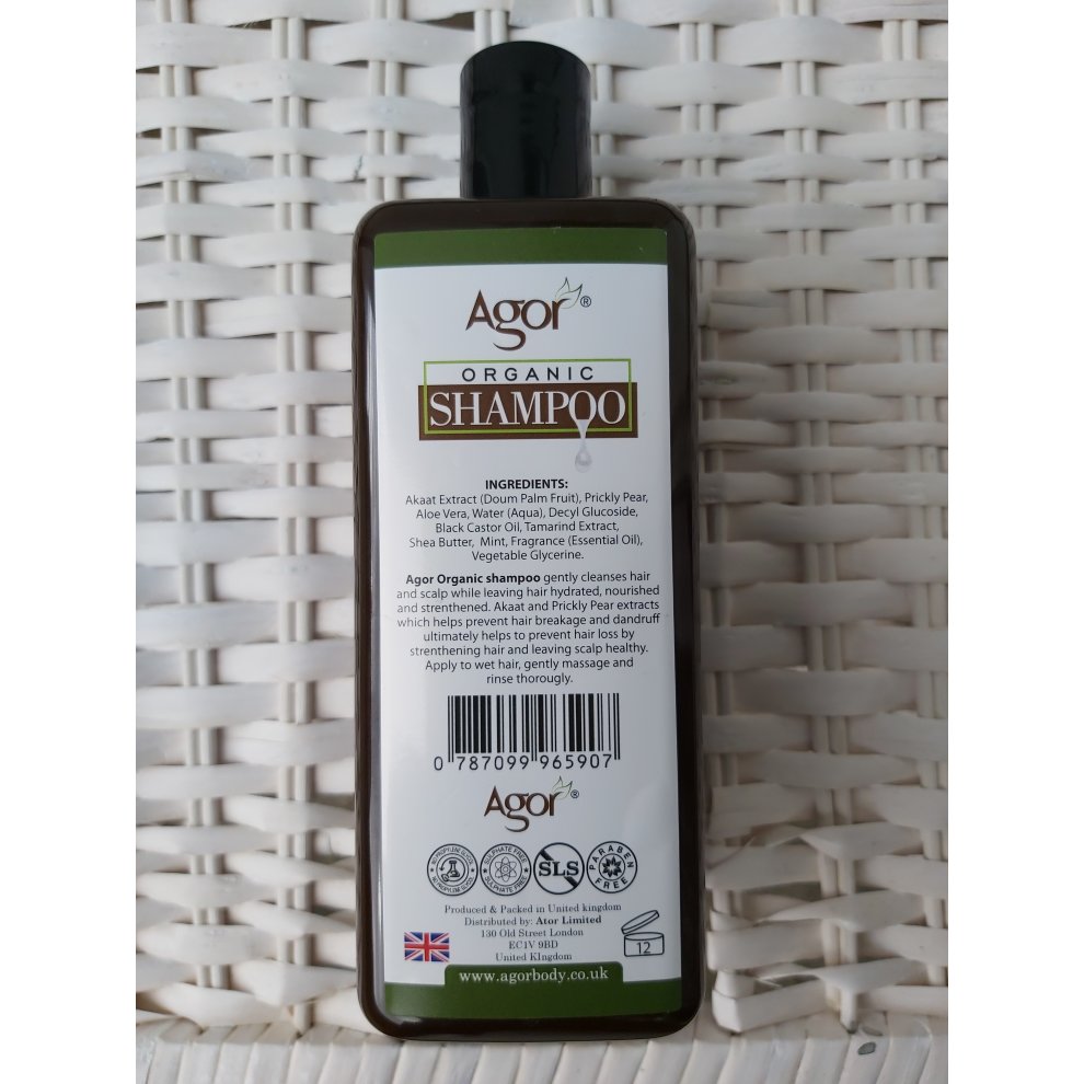 Agor Organic Strengthen Soothe & Shine Shampoo 500ml - image 3