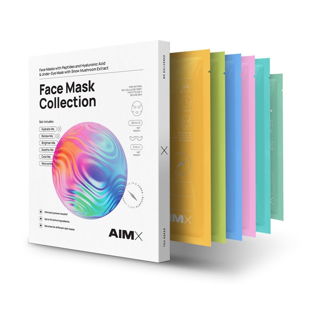 AimX AimX Mask Set 6 Sheets - for Different Skin Needs - Face the Future