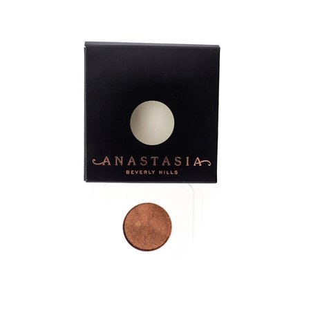Anastasia Beverly Hills Eye Shadow Single in "Sunset," featuring a rich copper shade in a round pan, packaged in a sleek black box with a circular window.