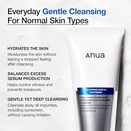 ANUA 8 Hyaluronic Acid Hydrating Gentle Foaming Cleanser 150ml - image 3