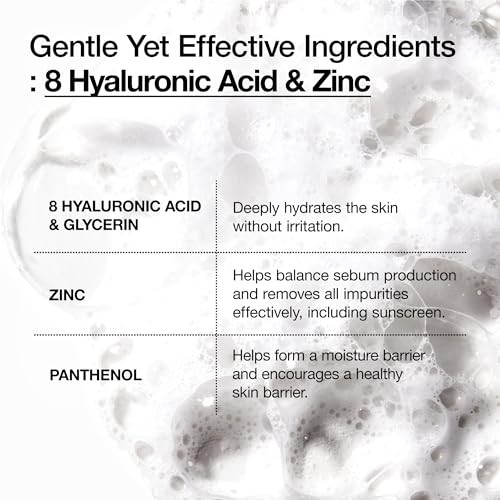 ANUA 8 Hyaluronic Acid Hydrating Gentle Foaming Cleanser 150ml - image 4