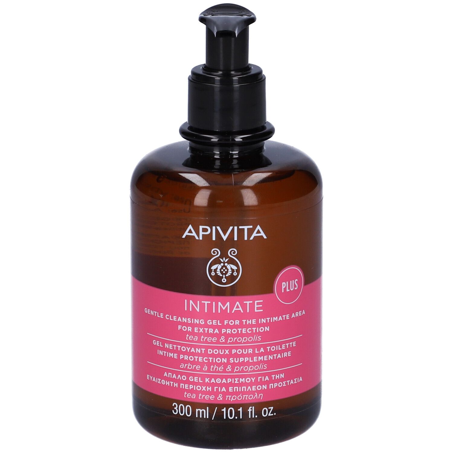 APIVITA Apivita Intimate Plus Cleansing Gel Gentle Foaming Wash Gel for Intimate Hygiene 300 Ml
