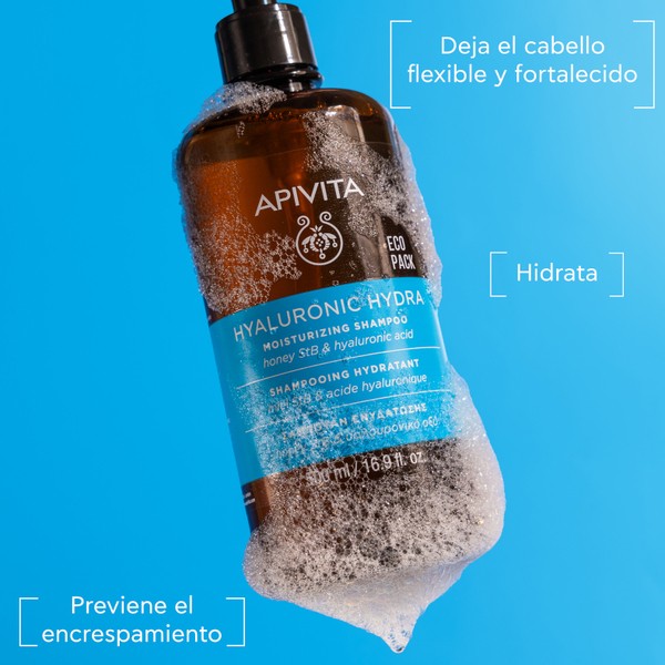 APIVITA Hyaluronic Hydra Moisturising Shampoo 500ml - image 3