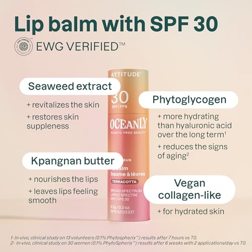 Attitude Oceanly Lip Balm SPF 30 Terracotta - image 3