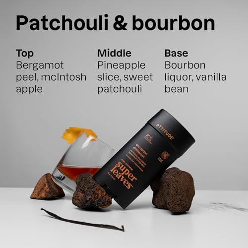 Attitude Super Leaves Men Deodorant Patchouli & Bourbon 75g - image 2