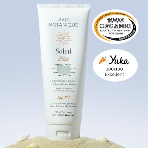 Baie Botanique Organic Mineral Sunscreen Baby & Children SPF 50 240g - image 2