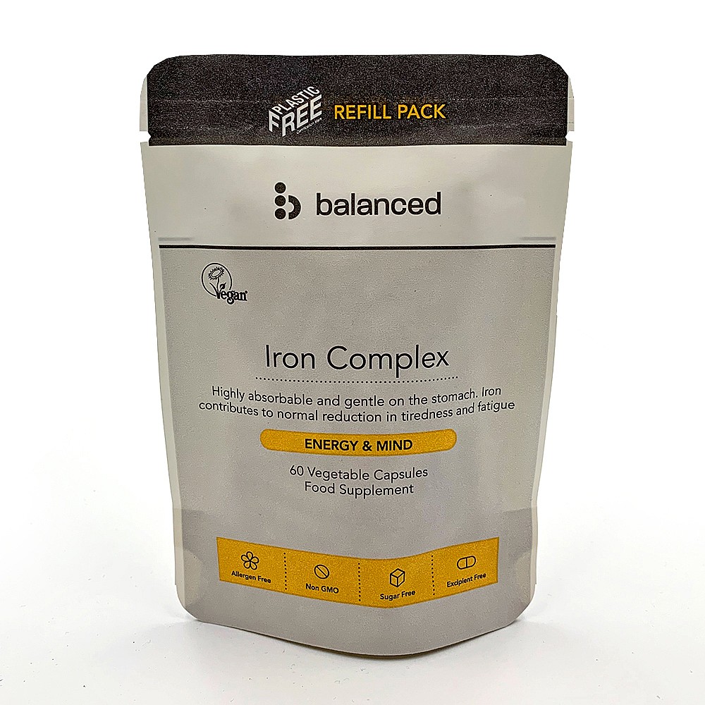 Balanced Balanced Iron Complex Refill Pouch 60 Capsule