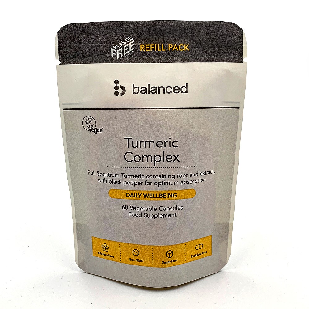 Balanced Balanced Turmeric Complex Refill Pouch 60 Capsule