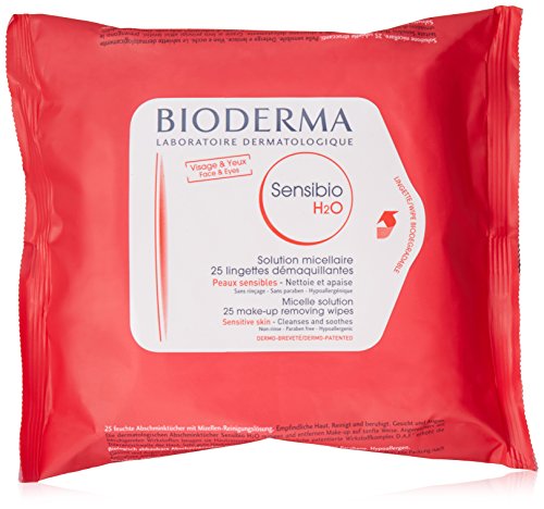 Bioderma Sensibio H2o Micellar Water Makeup Remover Wipes 25 Wipes - image 2