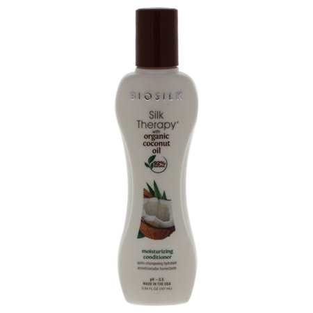 BioSilk Biosilk Silk Therapy with Natural Coconut Oil Moisturizing Conditioner 5.64 Oz