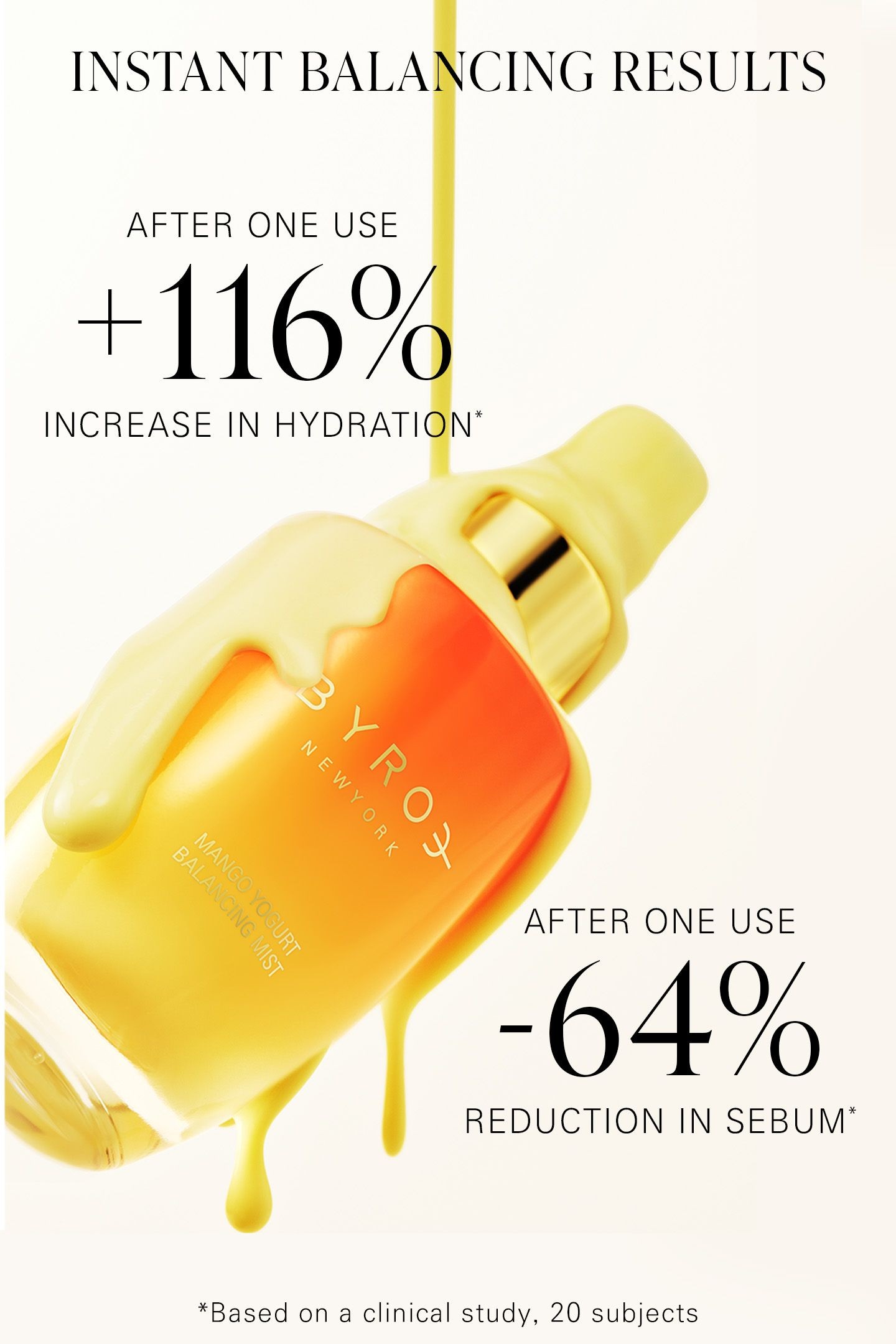 BYROE New York Mango Yogurt Balancing Mist 60m - image 3