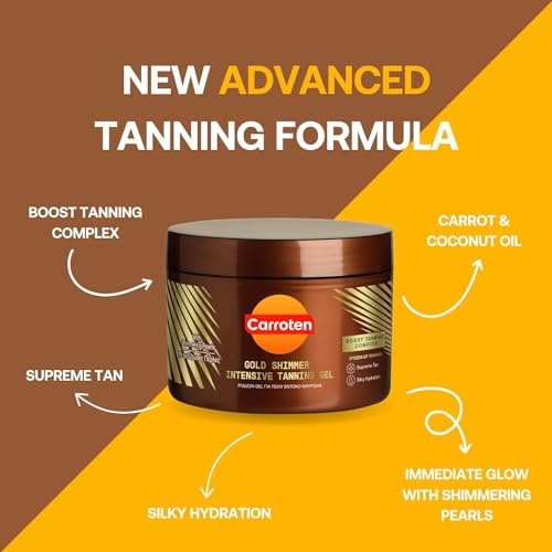 Carroten Gold Shimmer Intensive Tanning Gel 150ml - image 3