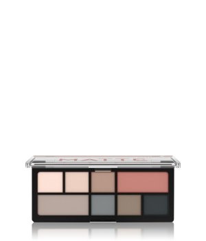 Catrice the Palette Dusty Matte features eight matte shades in soft neutrals and muted tones, housed in a sleek black case with a transparent lid.