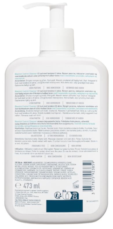 CeraVe Blemish Control Cleanser Salicylic Acid 473ml - image 3