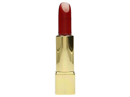 Chanel Rouge Allure Luminous Intense Lip Colour in a sleek gold tube, featuring a vibrant red lipstick bullet with a glossy finish.