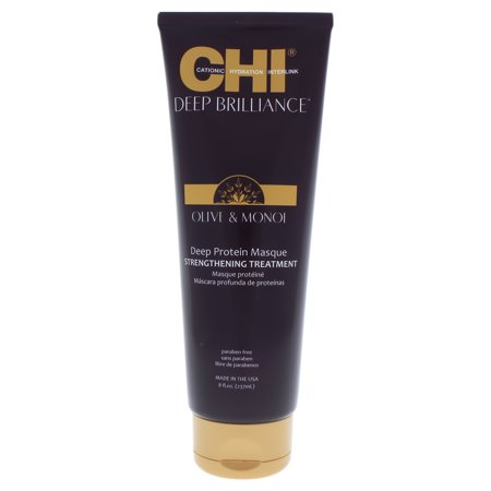 CHI Chi by CHI DEEP BRILLIANCE OLIVE & MONOI DEEP PROTEIN MASQUE 8 OZ for UNISEX