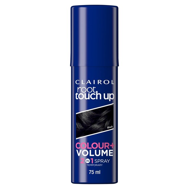 Clairol Root Touch up Color + Volume 2 in 1 Spray Black, 75ml