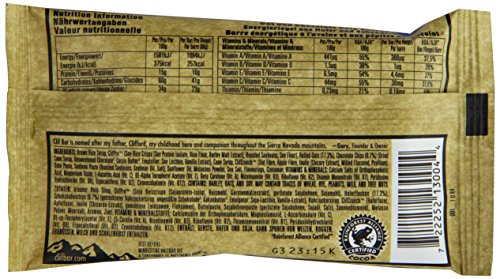 Clif Natural Energy Bar 68g - Pack of 12 - Chocolate Chip 68g - Pack of 12 - image 3