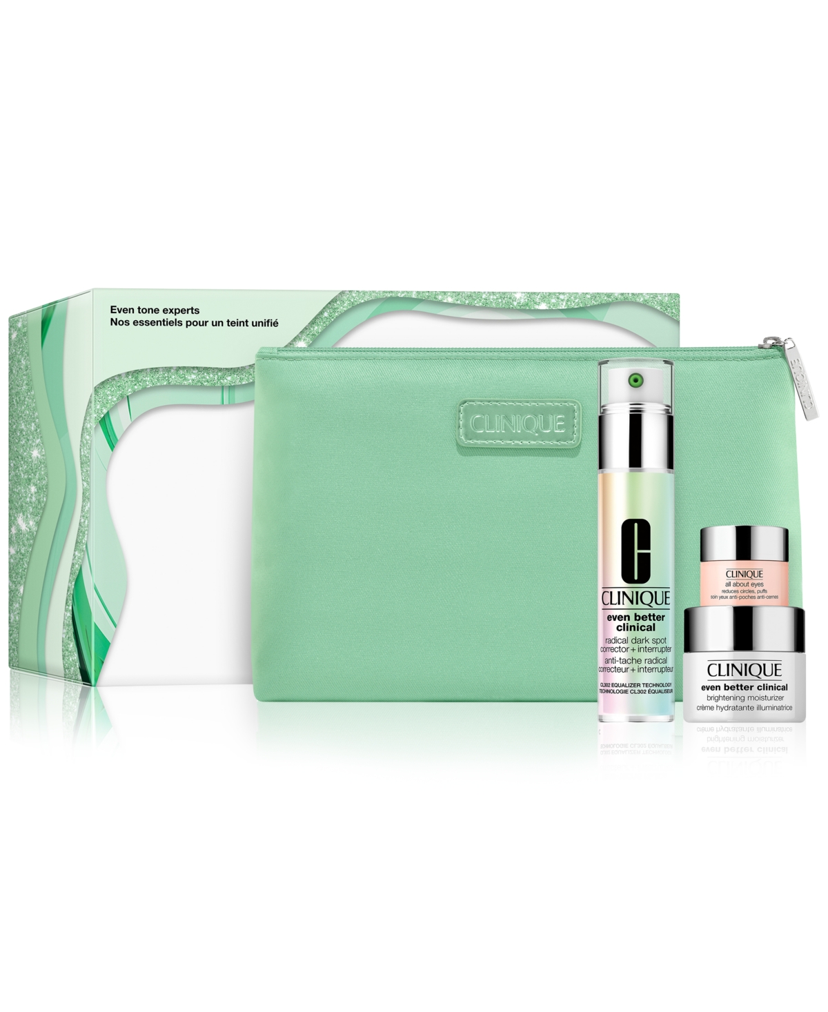 Clinique Clinique Even Better Tone Experts Set: 3pcs+1bag